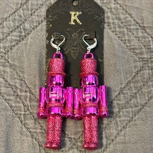 Sold!!!! Nutcracker Earrings festive holiday bold sparkle statement whimsical